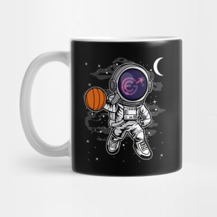 Astronaut Basketball Evergrow EGC Coin To The Moon Crypto Token Cryptocurrency Blockchain Wallet Birthday Gift For Men Women Kids Mug